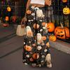 Women's Casual Wide Leg Pants Stretch Belt Pocket  Print Adjustable Tie Pants