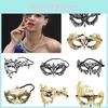Metallic Masquerade Mask For Parties And Halloween Sensual And Exquisite Design