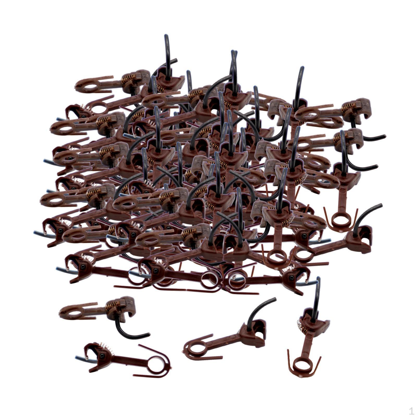 

200 штук HO Gauge Model Hook Coupler Modified Upgrade Knuckle Coupling Accessories for 1:87 Масштаб 2cm