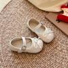 Mädchen Koreanischer Stil Kleine Lederschuhe Kinder Schleife Prinzessin Schuhe Leichte Mary Jane Schuhe Baby Mädchen Flache Einzelne Schuhe