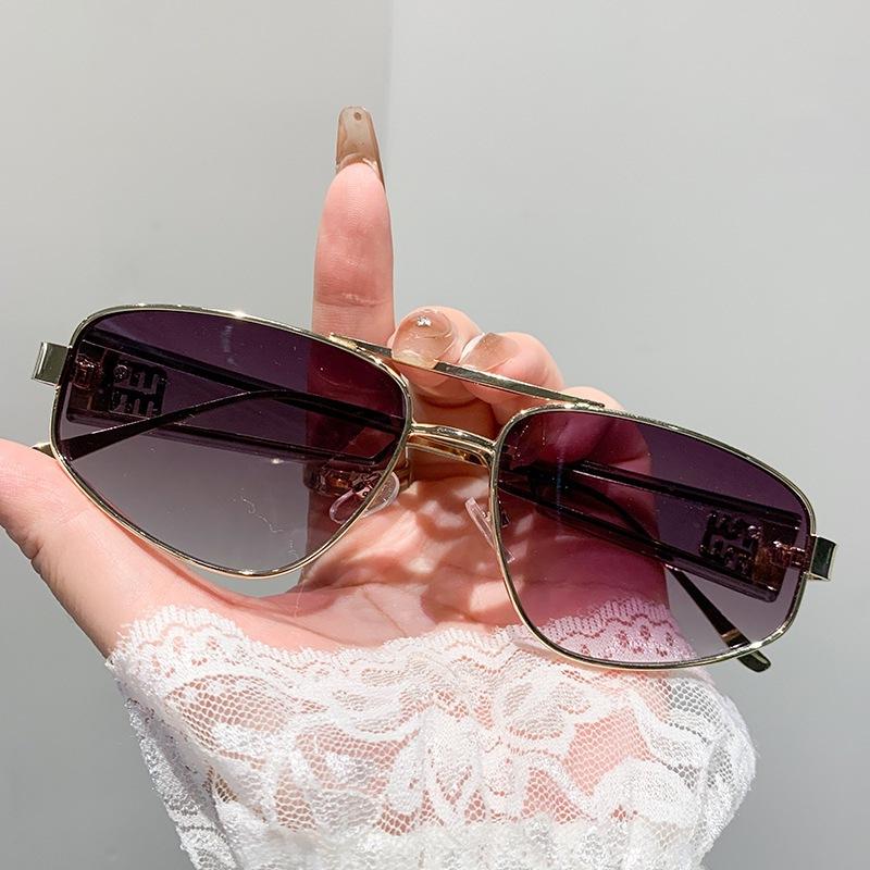 JYL TS Sunglasses Frameless Small Ellipse Design European/98110
