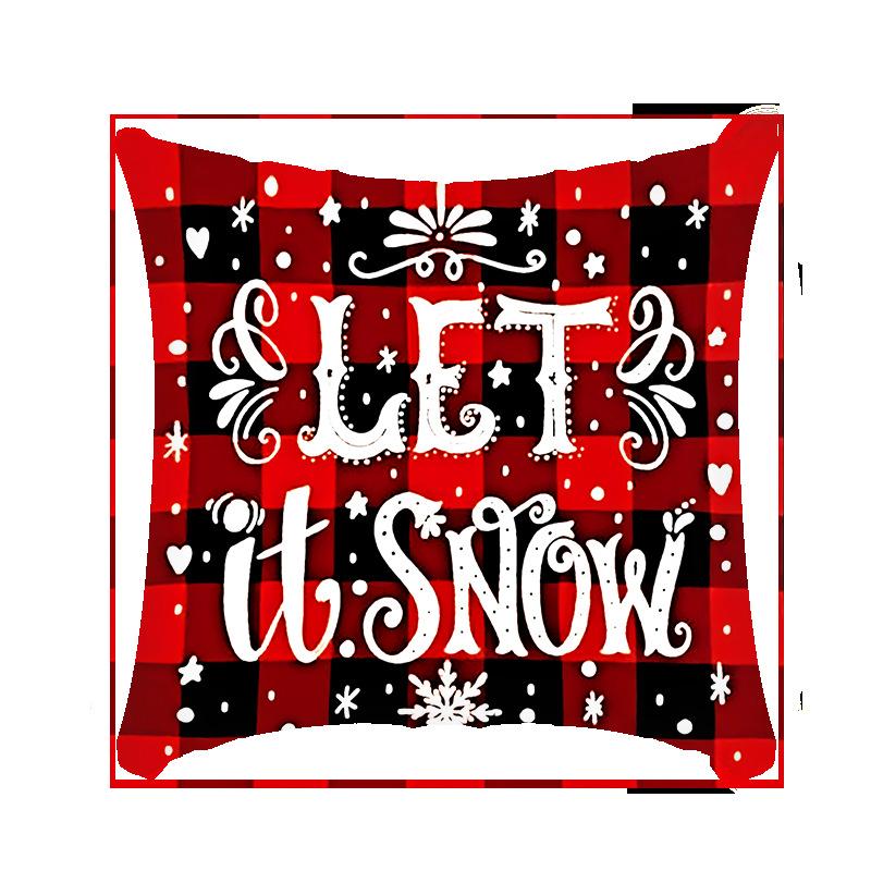 Grinch Linen Throw Pillowcase Holiday Sofa Office Cushion Pillowcase Green Furry Christmas Pillowcase