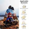1pcSuper Mario Kart Inspired Plush Blanket - Soft, Comfortable, All-Season Gift for Gamers and FansB06014m