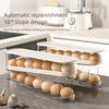 1pcs Refrigerator Egg Storage Box Rolling Kitchen Container Eggs Rolling Rack Large Capacity Refrigerator Egg Organizer Holder