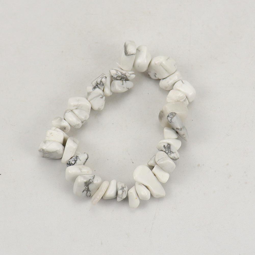 Handmade Beaded Natural Crystal Crushed Stone Bracelet B54