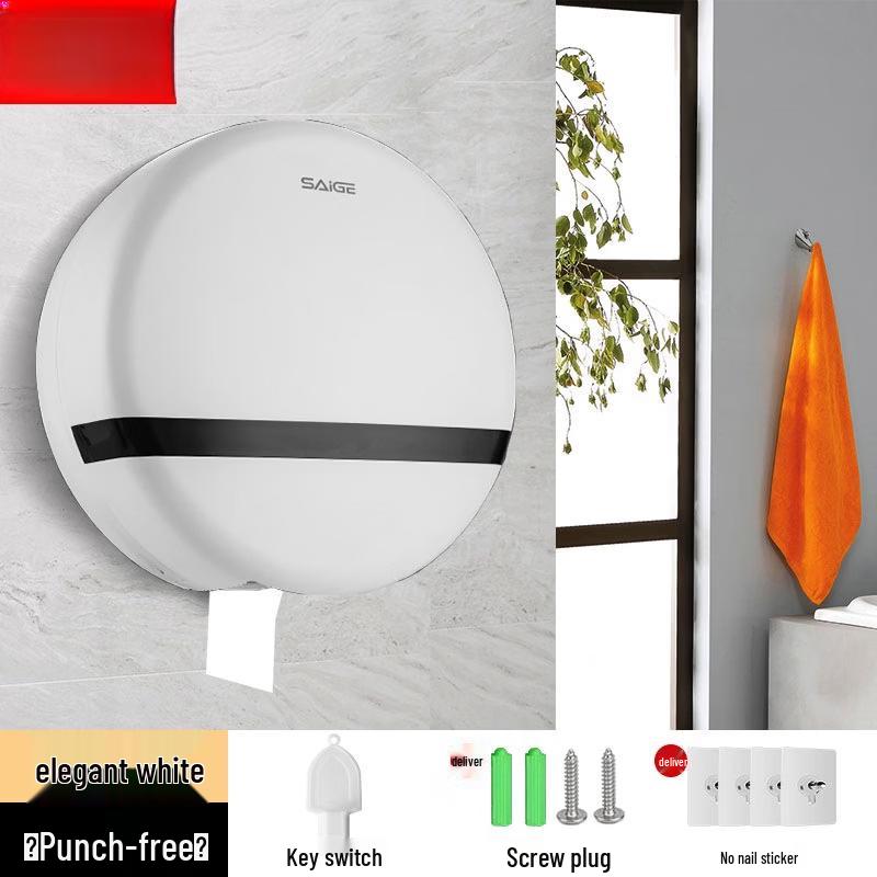 

Handon Wall-Mounted Toilet Paper Holder