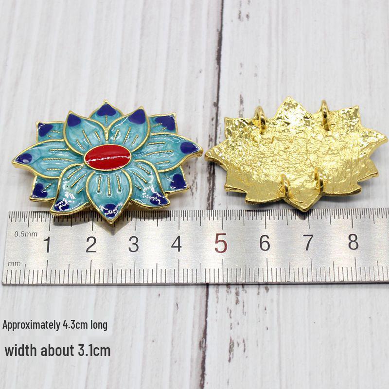 Colorful Cloisonné Enamel Butterfly Hanfu Hairpins & Hair Clips