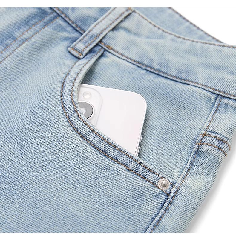 Women's Summer 2024 High-Waist Retro Slim Straight-Leg Wide Jeans