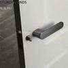 Bedroom Silent Magnetic Suction Door Lock Zinc Alloy Security Door Locks Indoor Wooden Door Handle Lockset Furniture Hardware