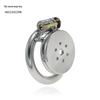 Chachi Stainless Steel Chastity Cage with Ring - Male Erotic Toy