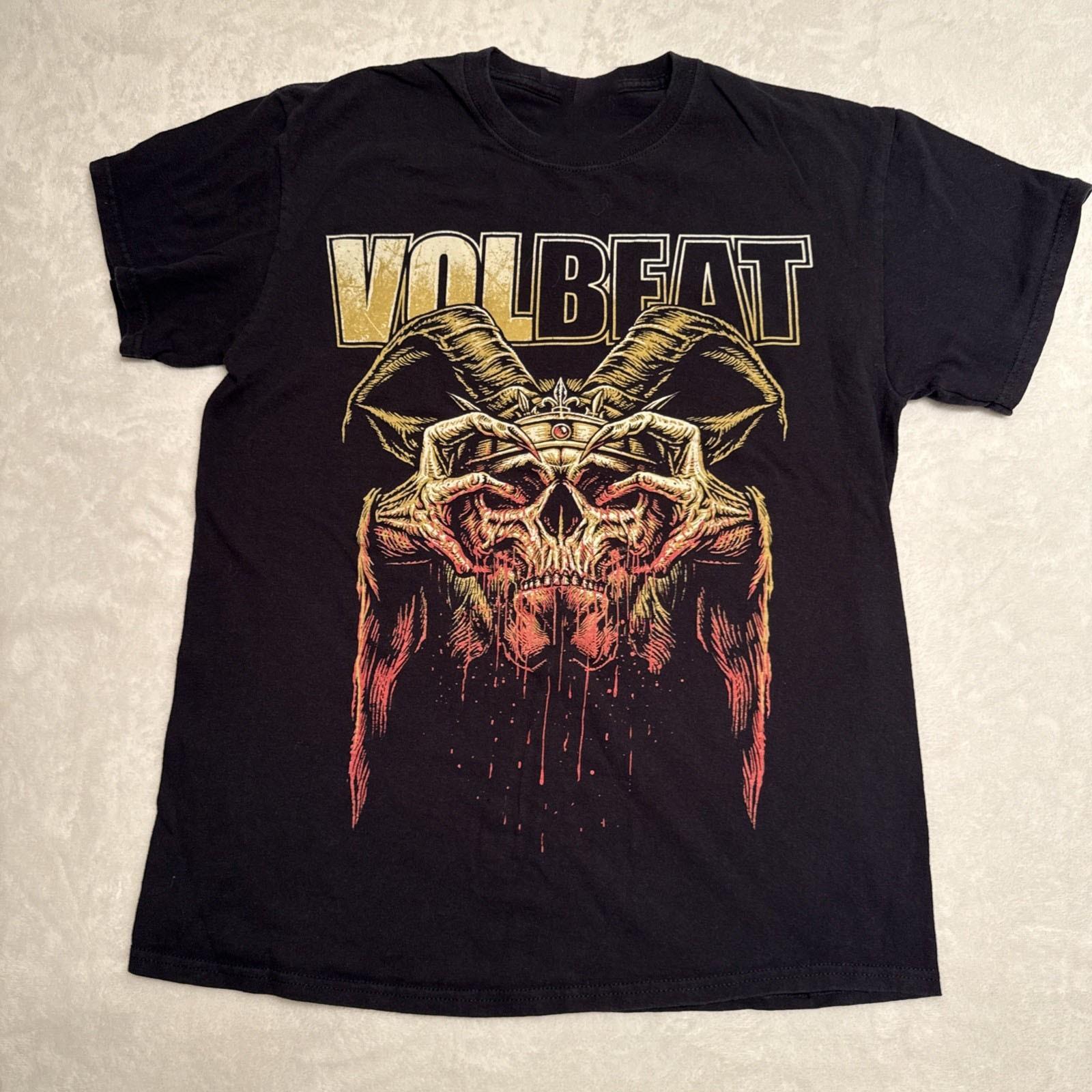 Vintage Volbeat Band T-shirt Skull Logo Band Tee Rock UR049 FREE SHIPPING M