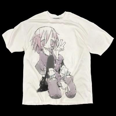 Japon Y2k Kadın Crop Grunge Giyim 2000'ler Üst Tişört Kadın Kız Grafik Tişörtler Y2k Üst Kadın Giyim Harajuku