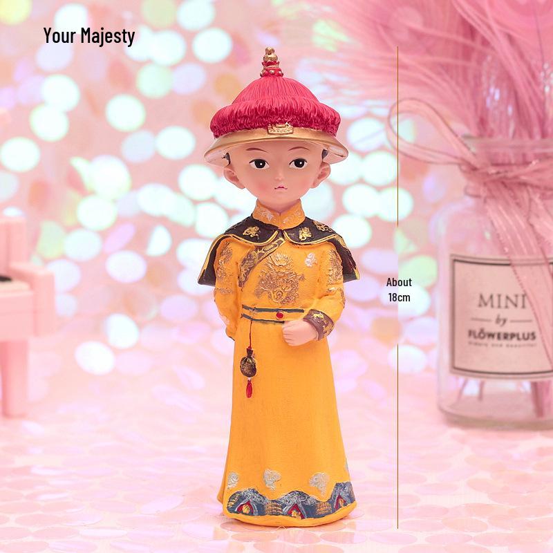 Boneca Princesa Estilo Antigo Xianci de Resina: Ornamento de Mesa Elegante e Presente para Menina