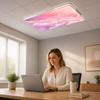Eye-Protective Ceiling Light Cover Polyester Fabric Light-Blocking Lampshade  Office