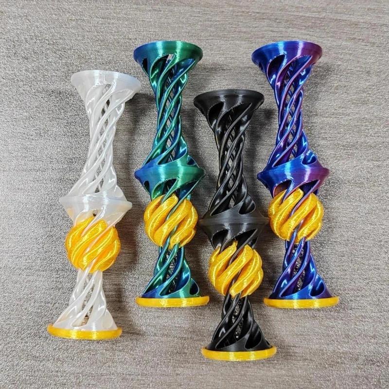 3D-gedruckte Unmögliche Pyramide Durchgang Fidget Toys Doppelschichtige Helikale Baum Diversifikation Kinder Dekompressionsornament Geschenk