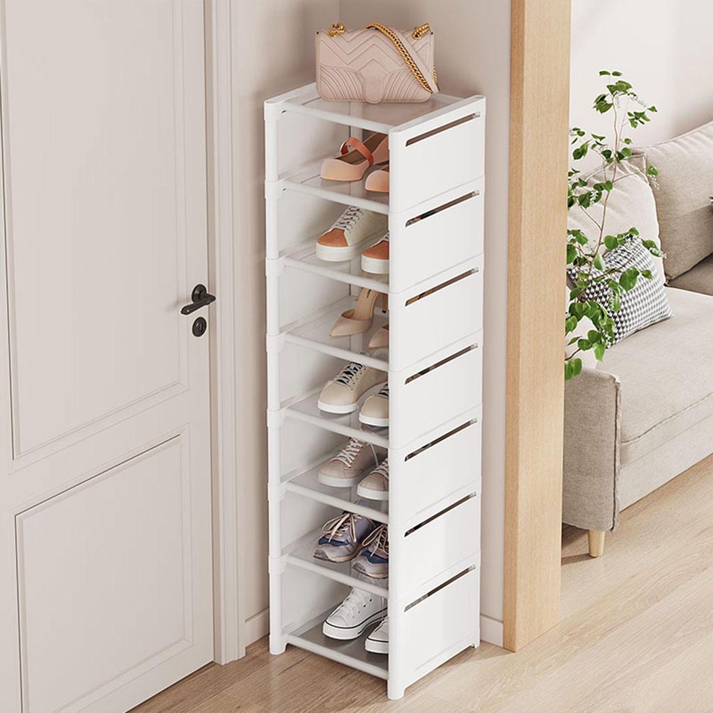 Space-Saving Multi-Layer Shoe Rack for Home or Dorm Entrance