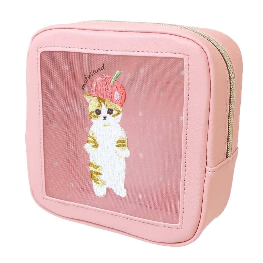 Marimocraft Mesh Box Pouch (Mogitate Nyan) MOFUSAND