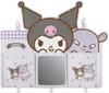 Skater Mini Pocket Mirror for Getting Ready In the and with Sanrio and Kuromi Perfect for Girls and Morning, Grooming, More, Wall-Mounted, Design,