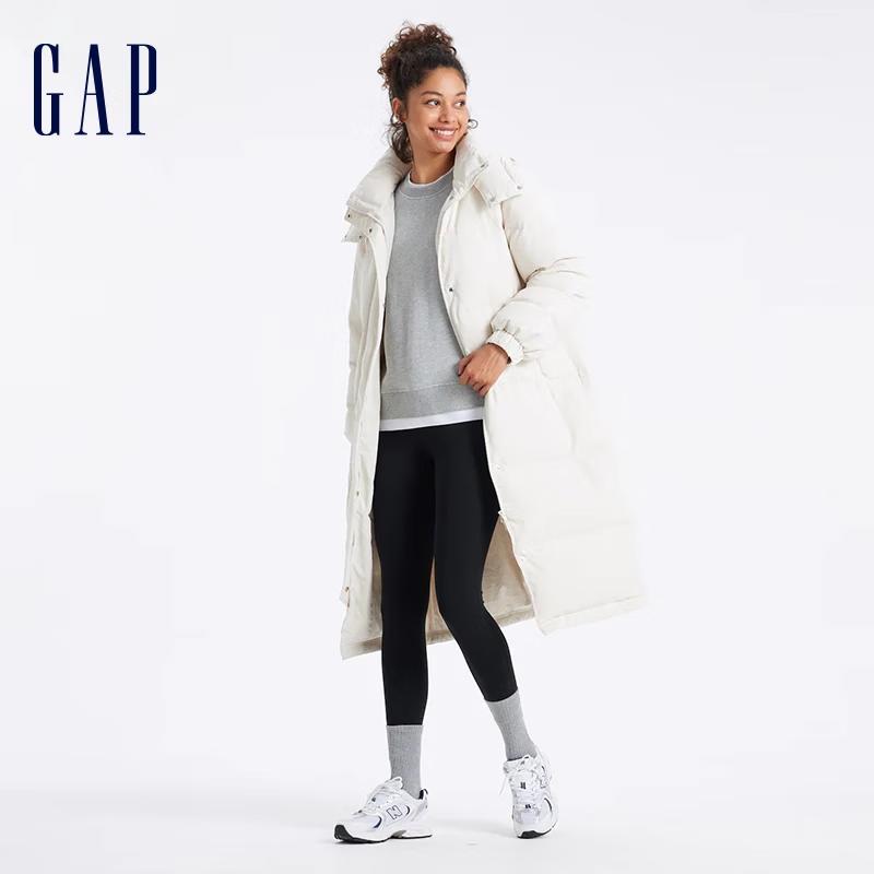

Женский длинный пуховик с капюшоном Gap L (170/88A) Asian Size