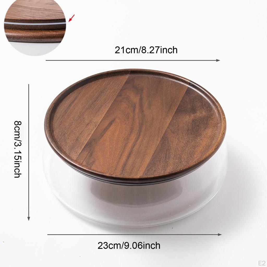 Airtight Glass Container with Lid for Nuts And Snacks