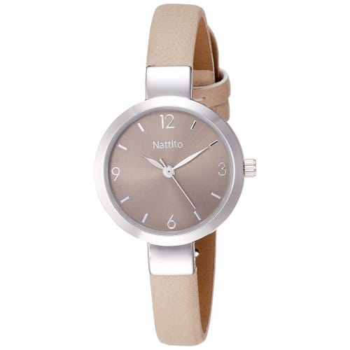 Fieldwork Analog Watch, MEST, Nickel-Free Leather Strap, ST208-2, Women's, Gray