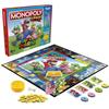 Jeu de plateau - hasbro - monopoly junior - thème super mario - effets sonores - dès 5 ans