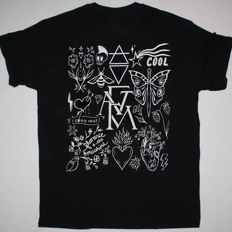 NEW Florence And The Machine Band Album Short Sleeve Cotton Black T Shirt JU862 S