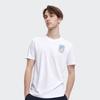 Fila Logo Letter Print Casual Crew Neck American Vintage T-Shirt Men T-Shirts White F11M328104FWT