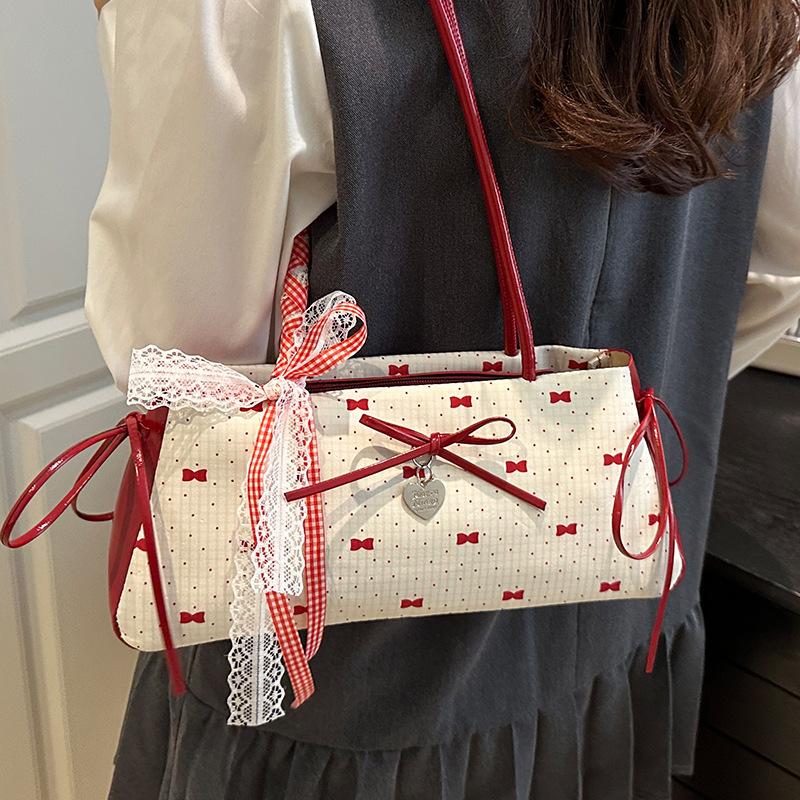 Borsa da donna di grande capacità, borsa monospalla alla moda e elegante borsetta quadrata