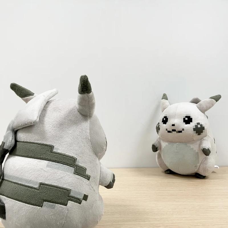 Jubiläums Pikachu Plüschtier Niedliches Kuscheltier Pokemon Spielzeug Pixel-Stil Cartoon Peripherie Sammlerstück Geschenk 30. Kuschelig Flauschig Umarmbar Kawaii Komfort
