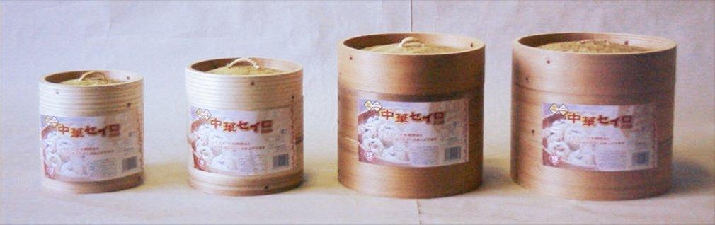 Ichihara Woodworking Mini Chinese 15cm Steamer, Steamer, 2-Tier Set, Diameter, CS15-2S