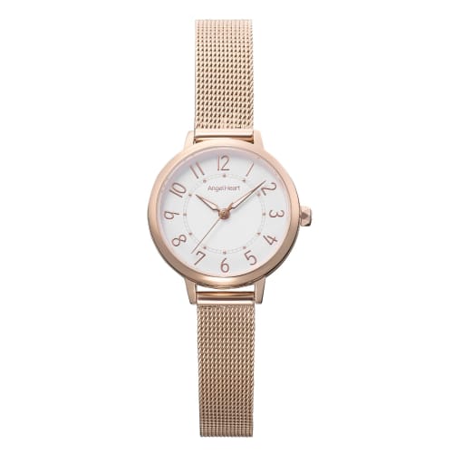 Angel Heart Casual Watch Flowery Time OA26PG Women's Pink Gold