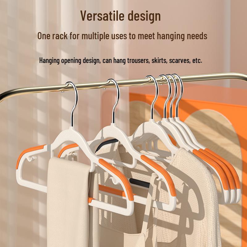 Rainbow Non-Slip Dual-Use Clothes Hanger - Wet & Dry Plastic Multifunctional Support