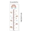 Rainbow Growth Chart for Kid Wall Stickers Nurserys Room Decorations for Bedroom