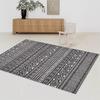 Moroccan Geometric Rug Machine Washable, Non-Slip Carpet Foldable Mat for Living Room, Bedroom, Kitchen, Entryway, Bathroom Mat