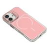 For iPhone 17 Case Compatible with MagSafe Lens Kickstand TPU Acrylic Phone Cover with Matching Hand Strap
