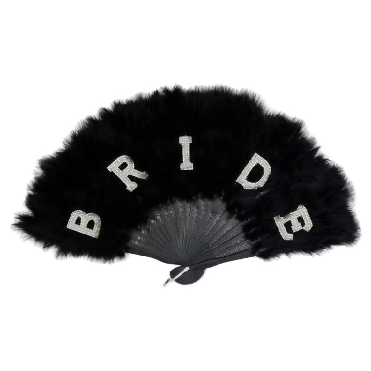 Wedding Essential 21 Feather Foldable Accessory Bridal Feather Fan Perfect For Photography And Guest Comfort
