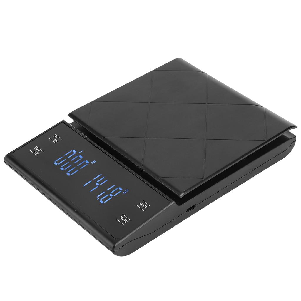 Electronic Coffee Scale Digital Kitchen Baking Scales with Timer LCD Display 0.1g?3kg