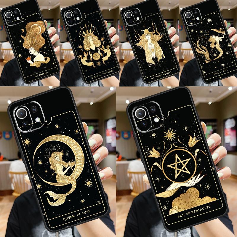 Witches Moon Tarot Mystery Totem Case For POCO F6 F5 X6 X3 X5 M6 Pro F3 M5s Xiaomi 13 14 Ultra 12 Lite 11T 12T 13T Pro Cover