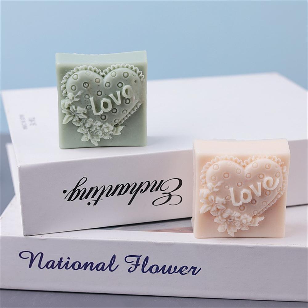 Chocolate Mold Rose Pattern Handmade Soap Moulds Silicone Mold Love Bouquet Design Aromatherapy Candle Mold For Gift Making Home