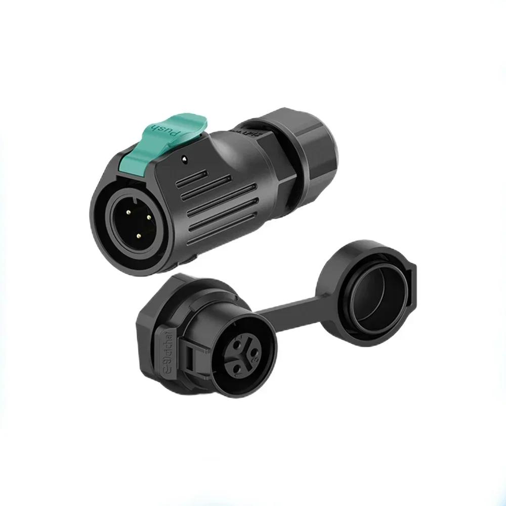 EW-LP12 Industrial Waterproof IP68 2Pin 3Pin 4Pin 5Pin Quick Plugging Aviation M12 Connector 6Pin 7Pin 8Pin Solder Plug Socket