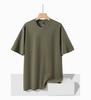 Seamless Solid Color Loose Round Neck Cool Short Sleeved T-shirt