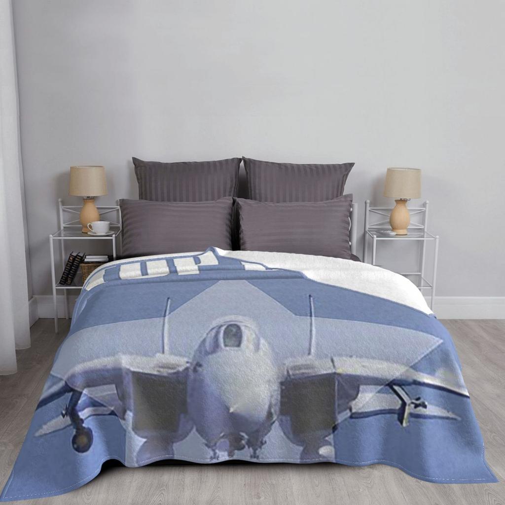 Top Gun Maverick Fighter Weapons School Blankets Soft Warm Flannel Throw Blanket Cover for Living room Picnic Travel Home Couch