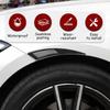 2PCS Universal Car Wheel Eyebrow Non-Collision Strips, No-Scratch Fender Protector Stickers, Carbon Fiber Trim Self-Adhesive Side Bumper Protection