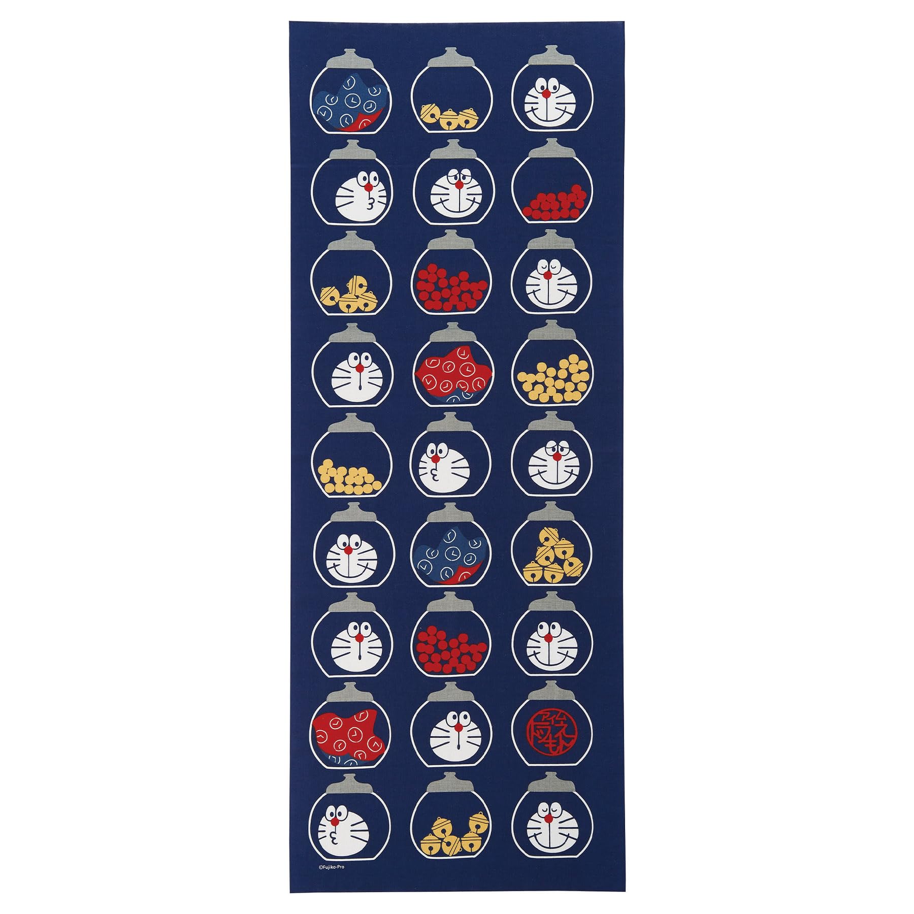 

Марушин Тэнугуи 34 x Вагокоро Сделано в Продукт 2905001200 (Тенугуи) Дораэмон, 90 см, Темари, 100% хлопок, Япония, Номер