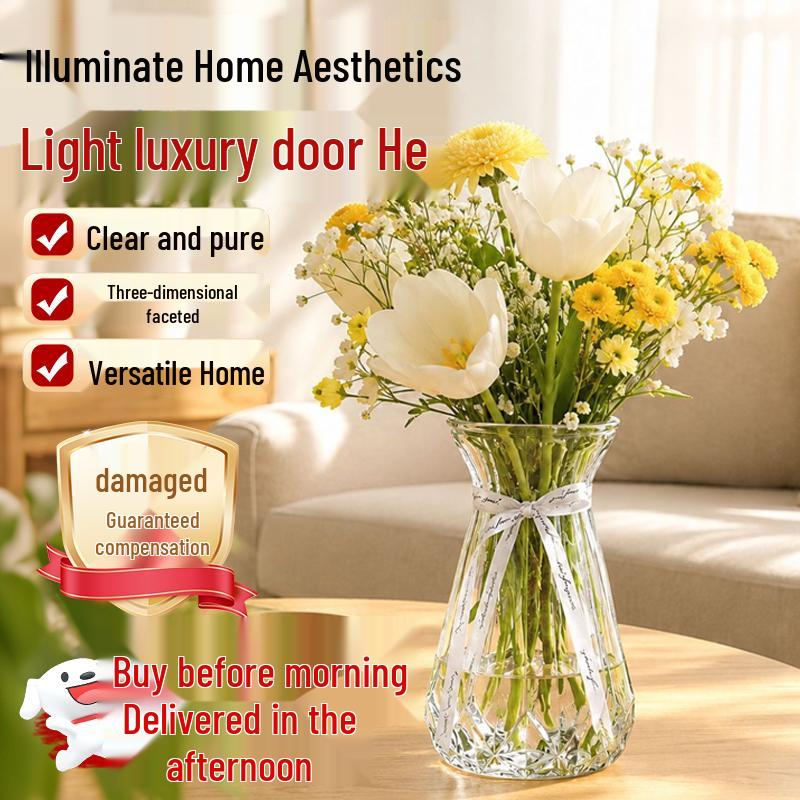 Padiling Diamond Glass Flower Vase