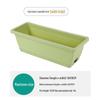 Hollen Extra Large Rectangular Vegetable and Flower Planting Pots for Balcony or Family Use