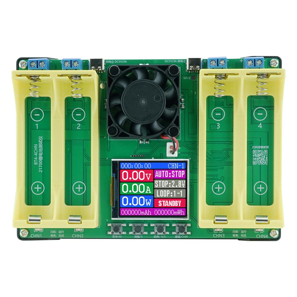 High Precision Battery Capacity Tester DC Two Wire Internal Resistance Discharge Voltage PD Power Supply For Lithium Battery