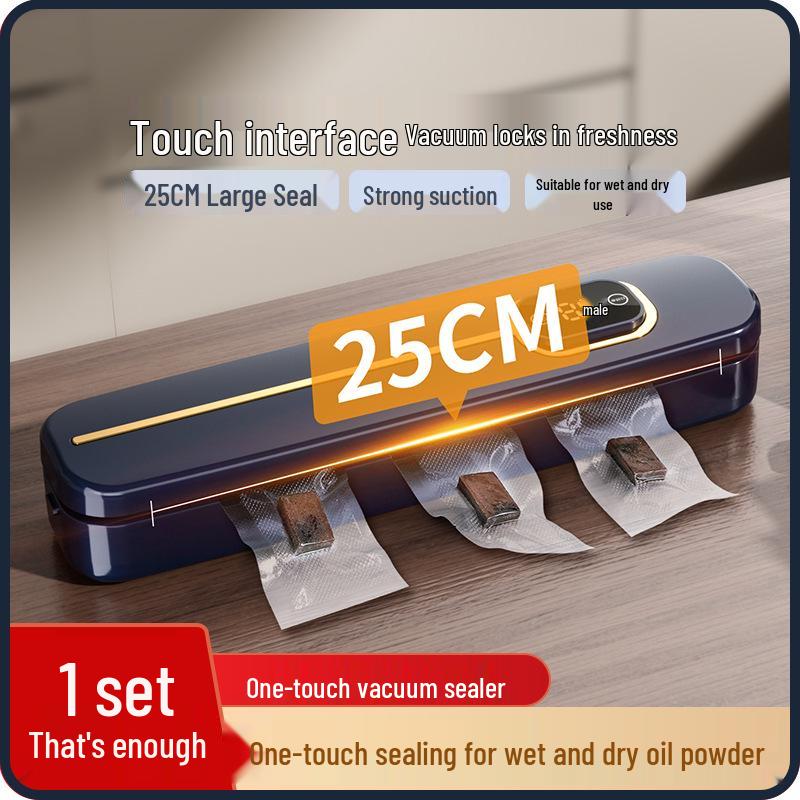 New Cross-Border Vacuum Sealer with LCD Display - Super Strong Food Preservation Machine