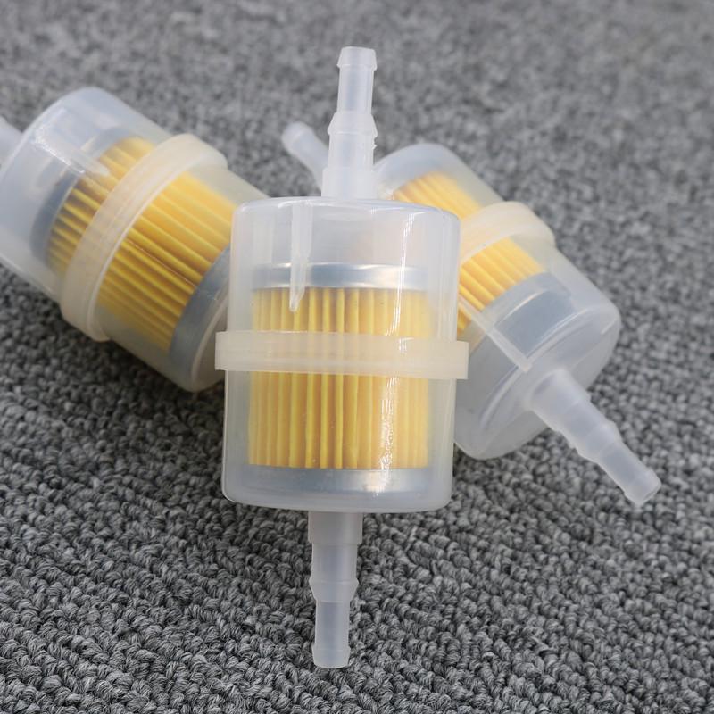 Universal Large Motorcycle Oil and Gasoline Filter (6mm/8mm) for Off-Road Vehicles, Beach Buggies, and ATVs